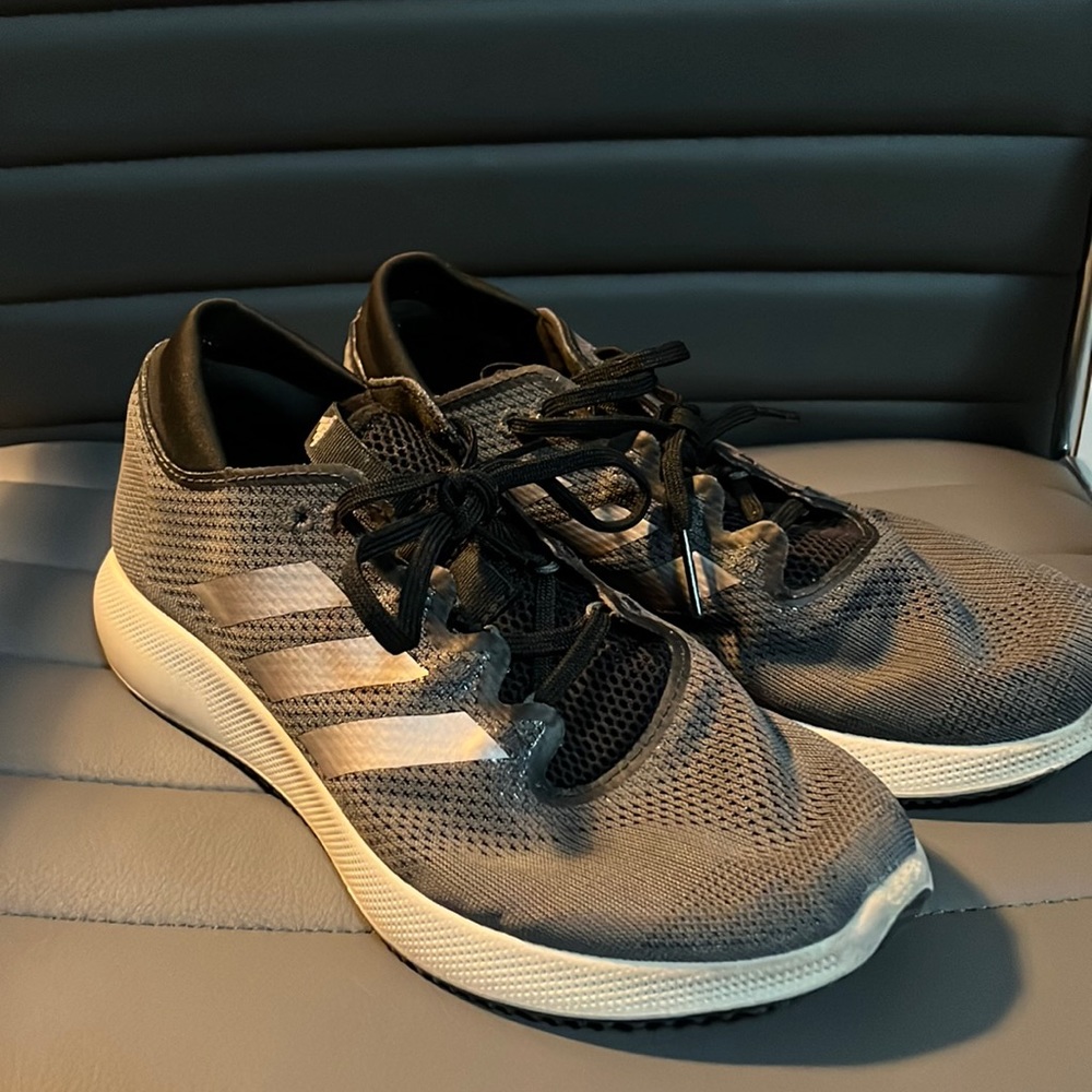 Adidas running shoes.